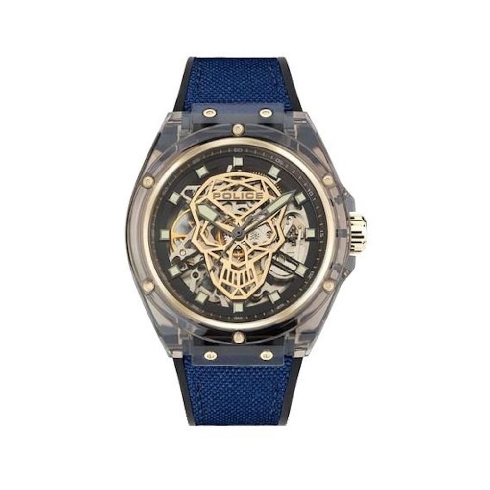 Police Blue Silicone Men's Watch