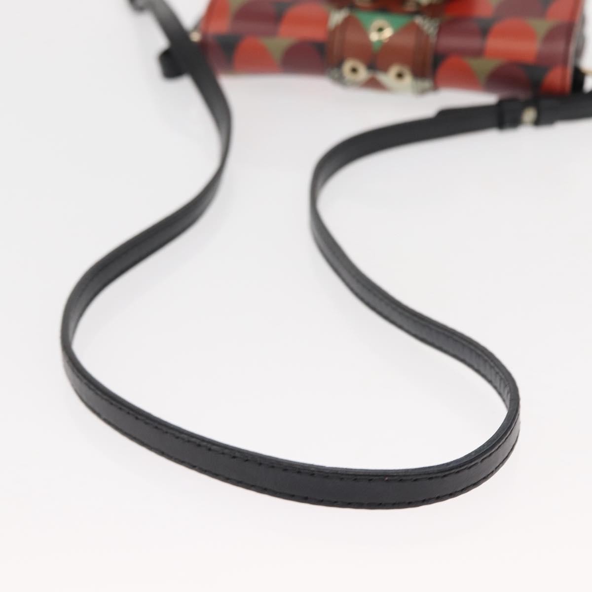 Valentino Garavani Glam Lock Printed Leather Multicolour Leather Shoulder Bag Bag (Pre-Owned)