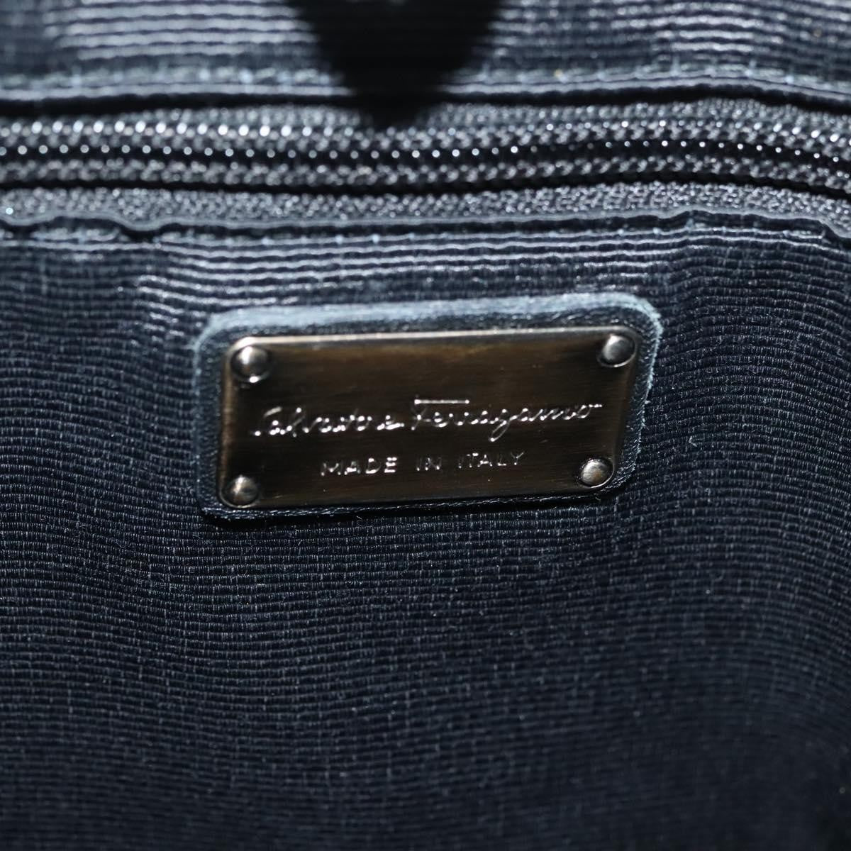 Salvatore Ferragamo Vala Tote Patent Leather Black Patent_Leather Tote Bag Bag (Pre-Owned)