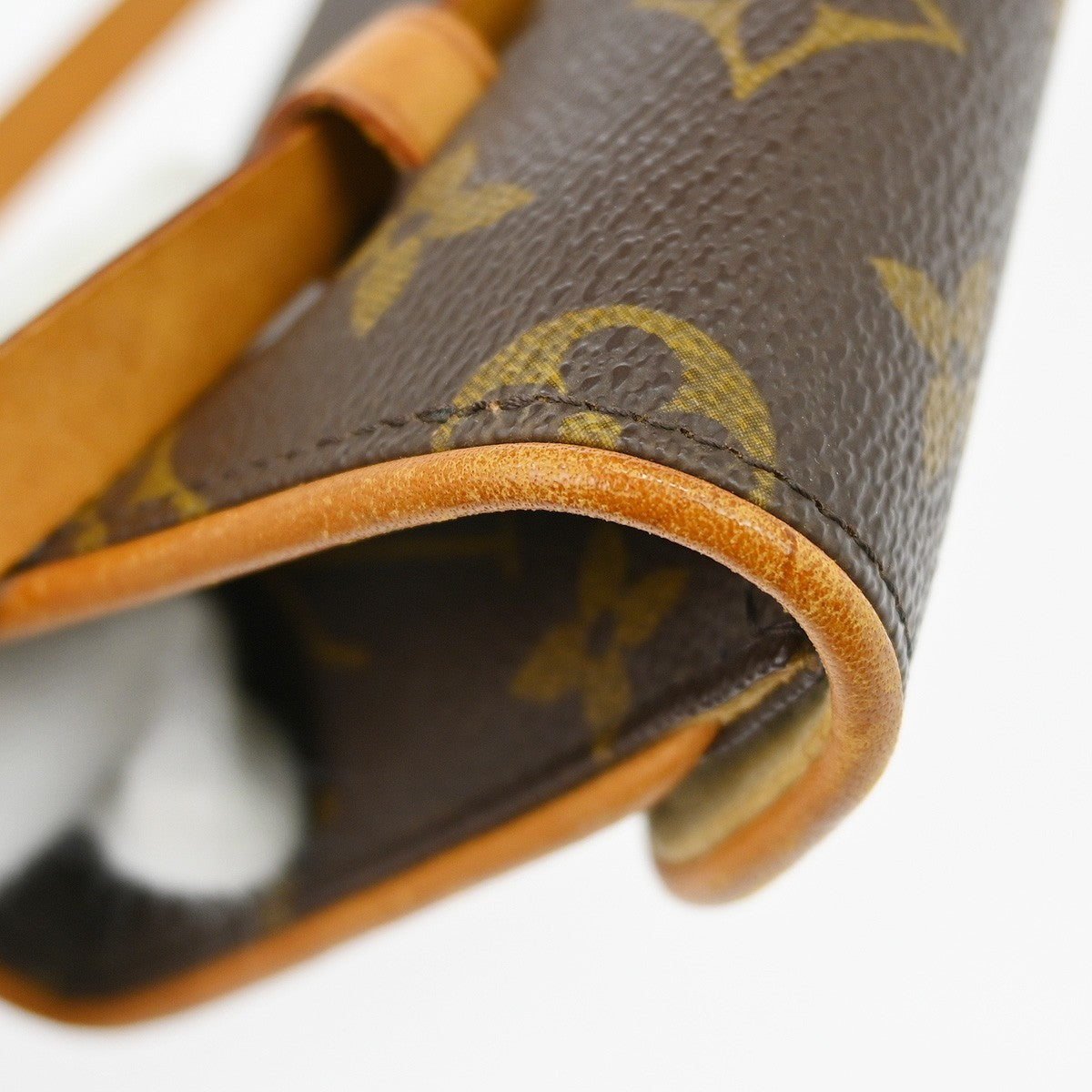 Louis Vuitton Florentine Monogram Brown Canvas Clutche & Pouche Bag (Pre-Owned)