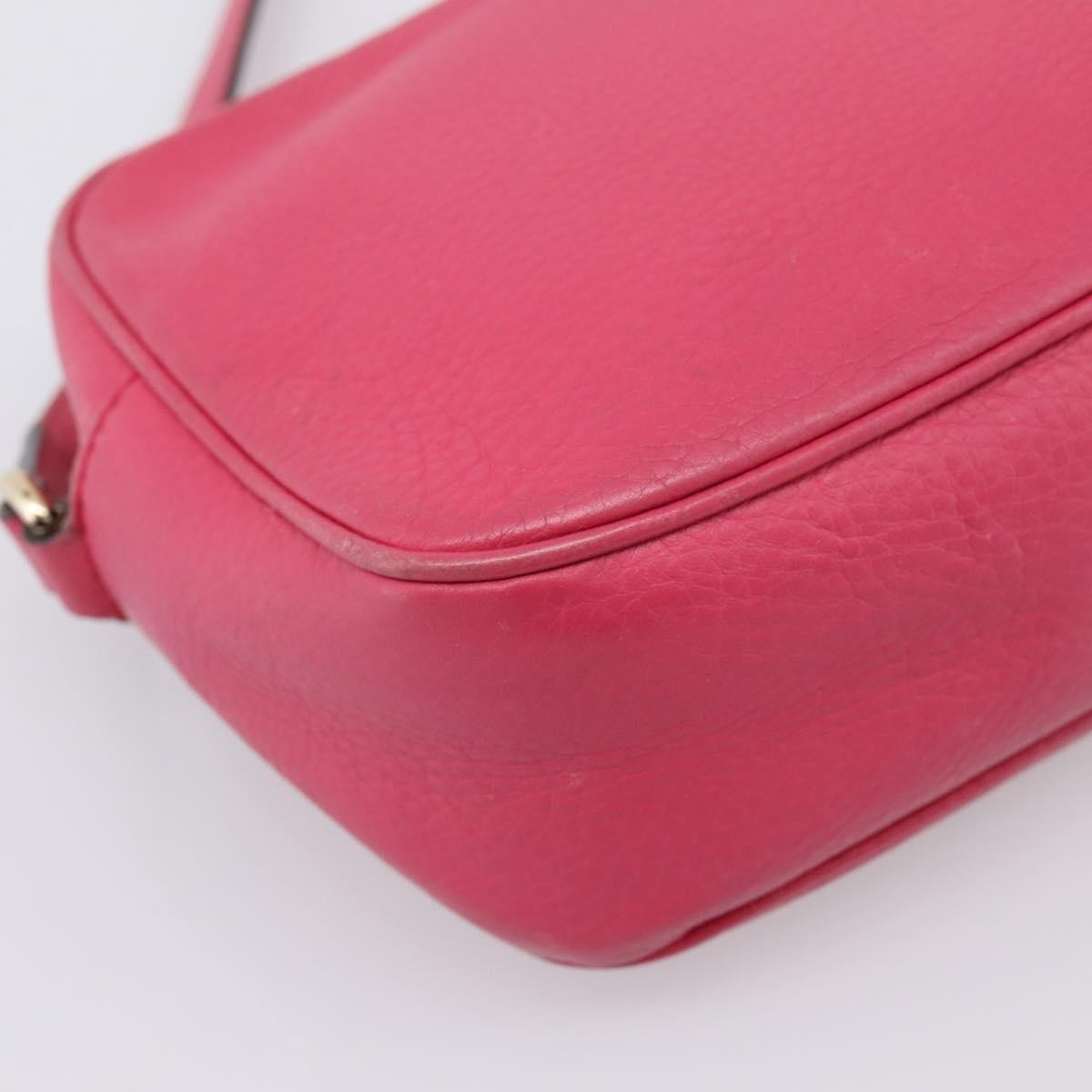 Gucci Soho Disco Leather Pink Leather Crossbody Bag Bag (Pre-Owned)