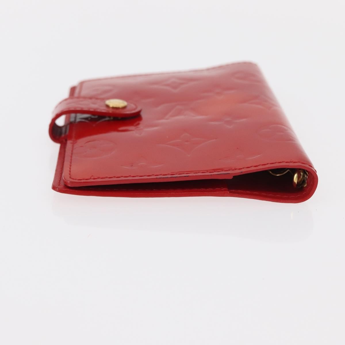 Louis Vuitton Agenda Cover Patent Leather Red Patent_Leather Toiletry Case Accessory (Pre-Owned)