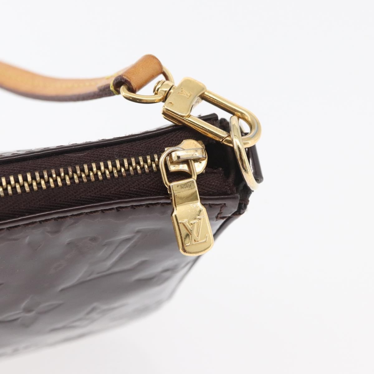 Louis Vuitton Lexington Pochette Monogram Vernis Brown Patent_Leather Clutche & Pouche Bag (Pre-Owned)