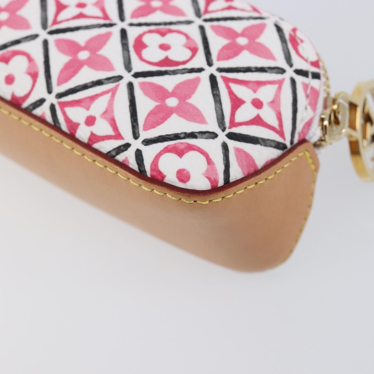 Louis Vuitton Elizabeth Pencil Limited Edition Escale Monogram Giant Pink Canvas Clutche & Pouche Bag (Pre-Owned)