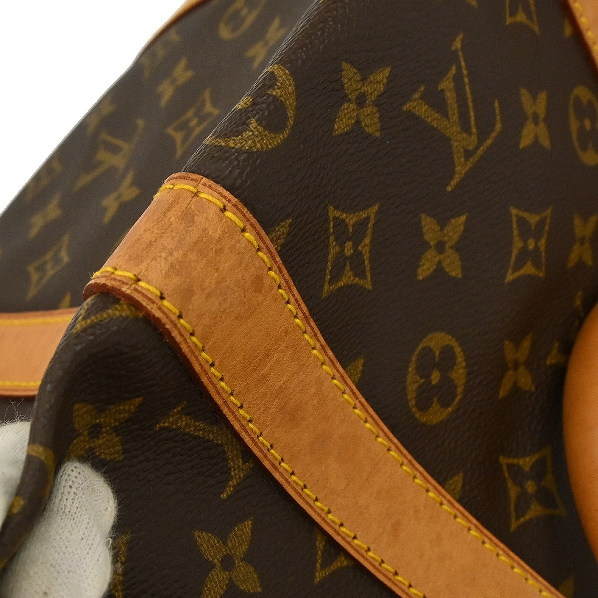 Louis Vuitton Keepall Monogram Brown Canvas Travel Bag Bag (Pre-Owned)