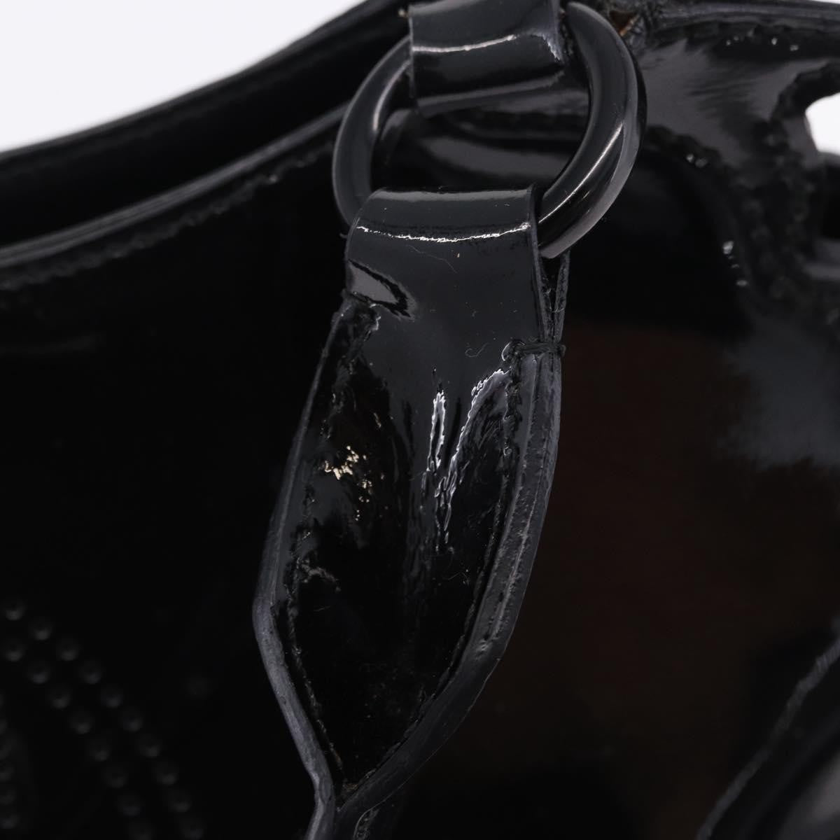 Cartier Marcello Patent Leather Black Patent_Leather Handbag (Pre-Owned)