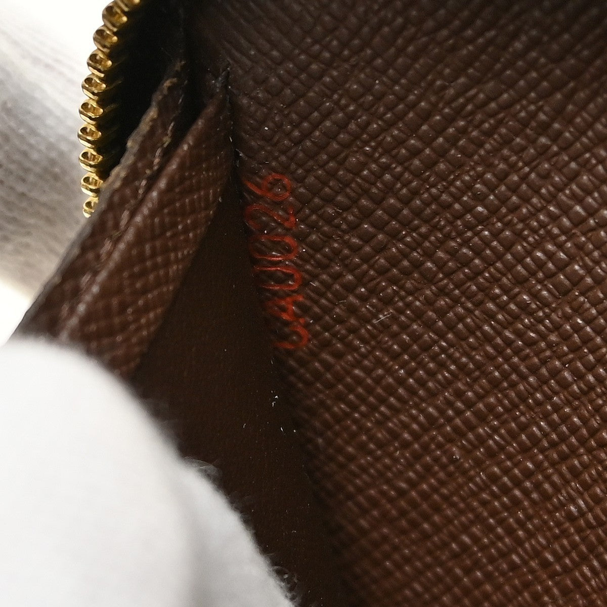 Louis Vuitton Porte-Monnaie Zippy Damier Brown Canvas Wallets Accessory (Pre-Owned)
