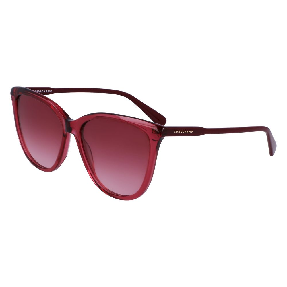 Longchamp Red Haircalf Women's Sunglasses