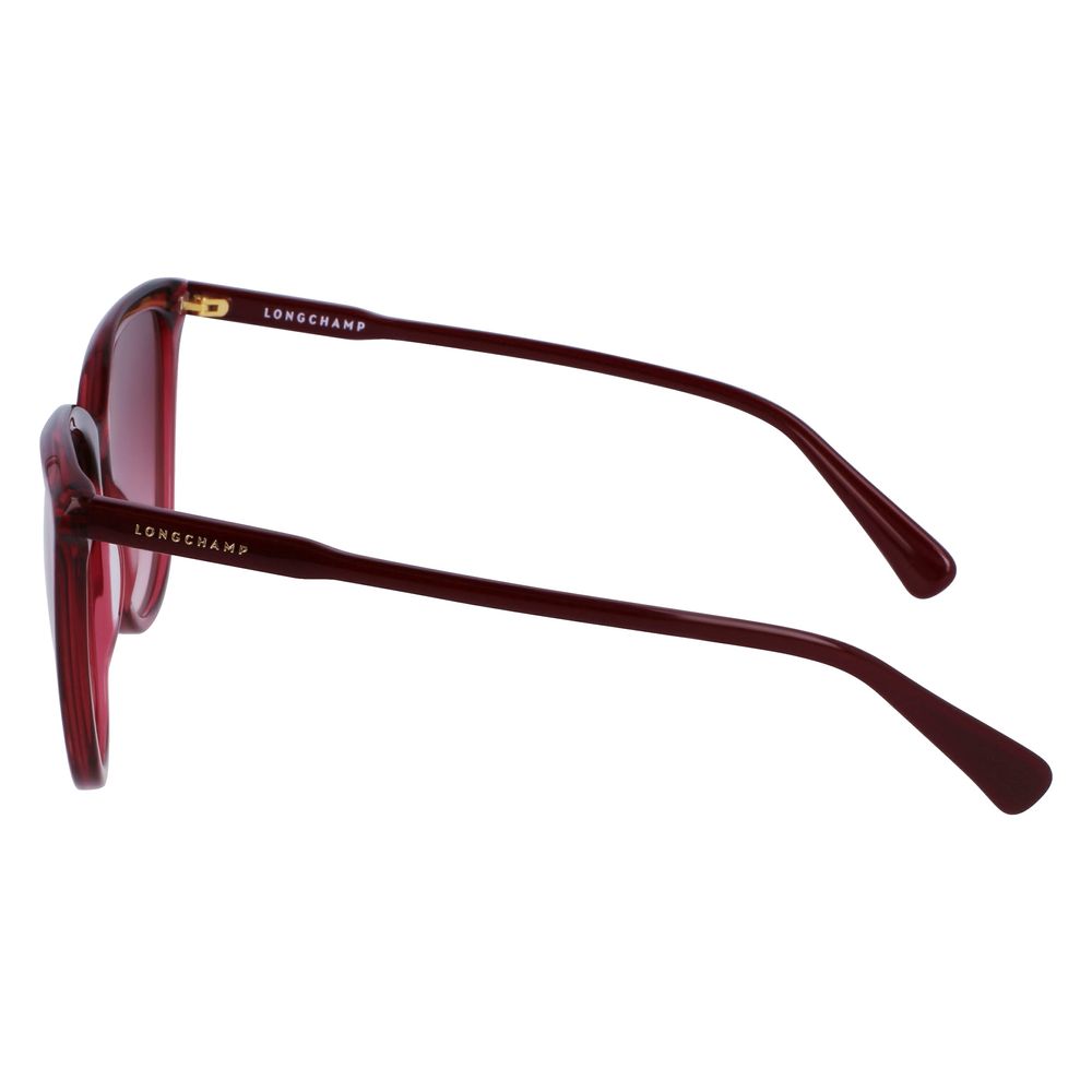 Longchamp Red Haircalf Women's Sunglasses