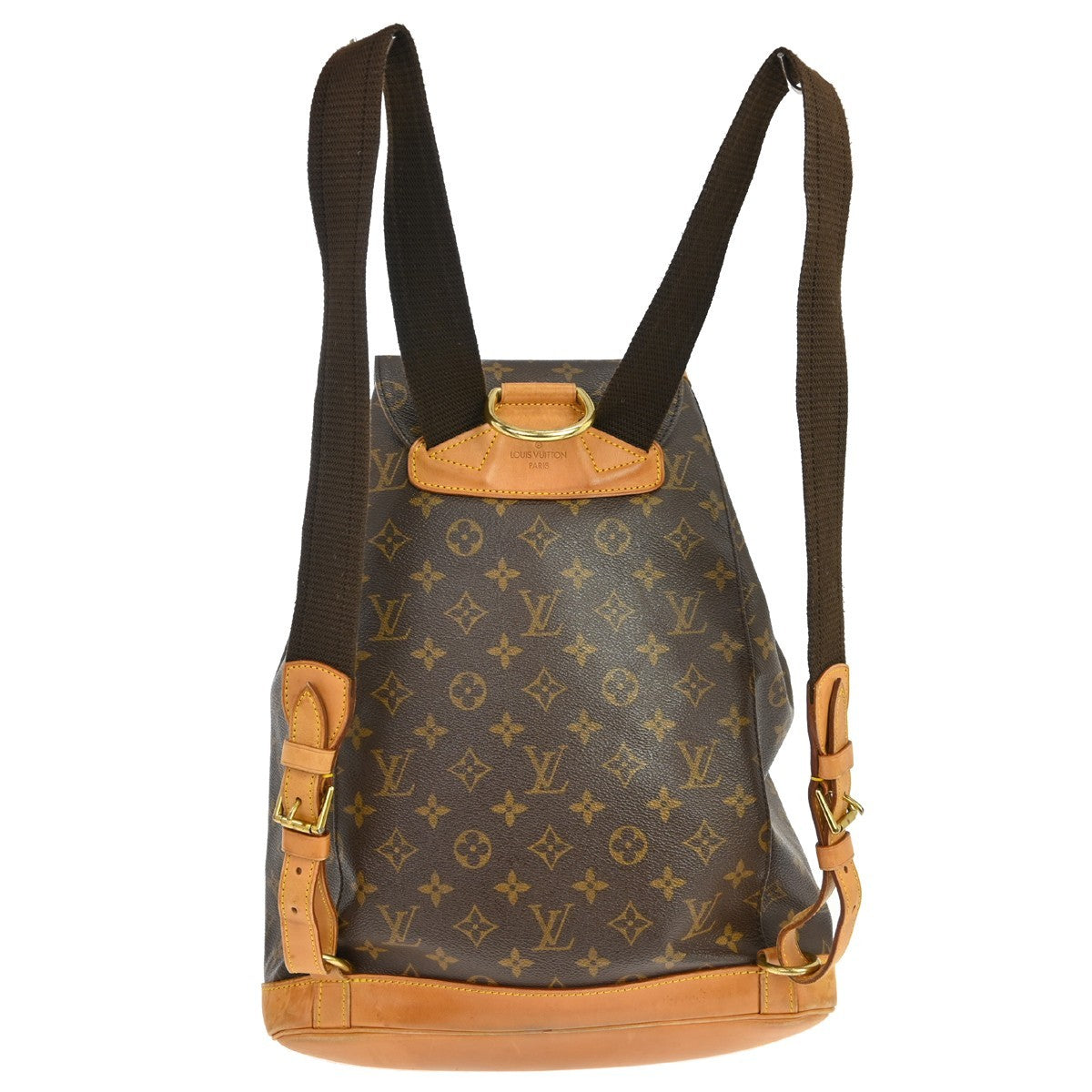 Louis Vuitton Vintage Montsouris Monogram Canvas Brown Canvas Backpack Bag (Pre-Owned)