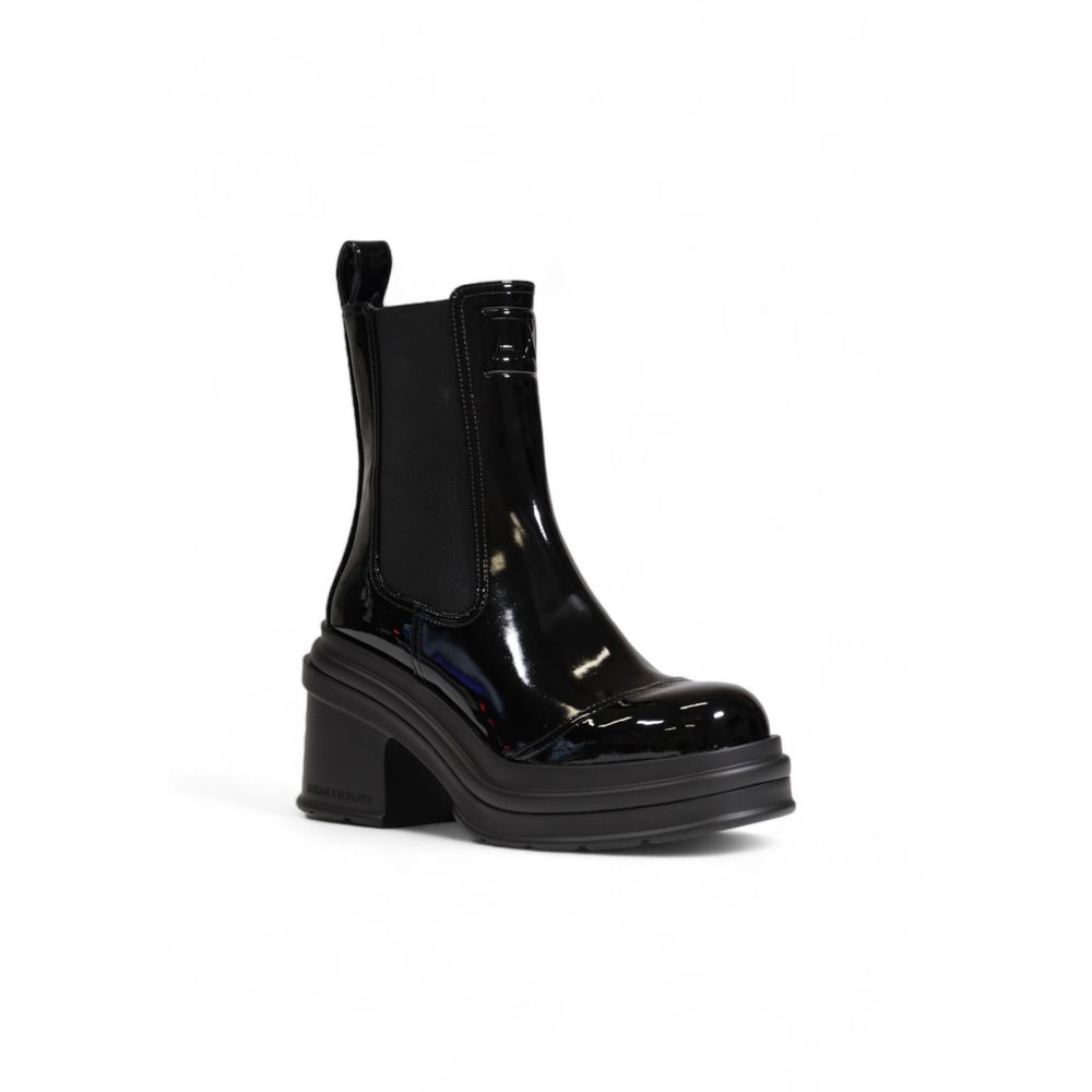 Armani Exchange Black Polyester Women's Ankle