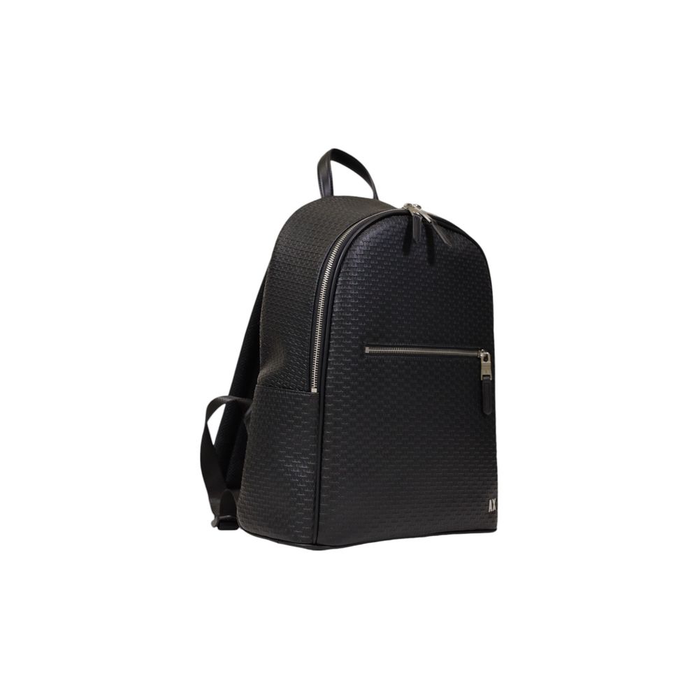 Armani Exchange Black Polyester Men's Backpack