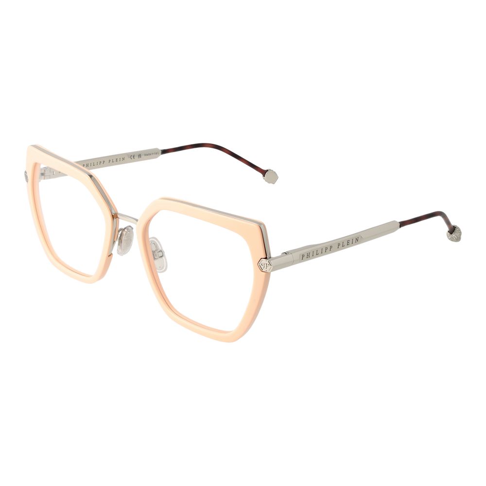 Philipp Plein Pink Metal & Plastic Glasses Women's (Frames)