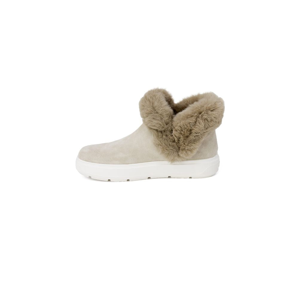 Love Moschino Beige Leather Women's Sneaker