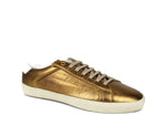 Saint Laurent Men's Bronze Metallic Leather SL06 Sneakers (41 EU / 8 US)