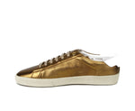 Saint Laurent Men's Bronze Metallic Leather SL06 Sneakers (41 EU / 8 US)