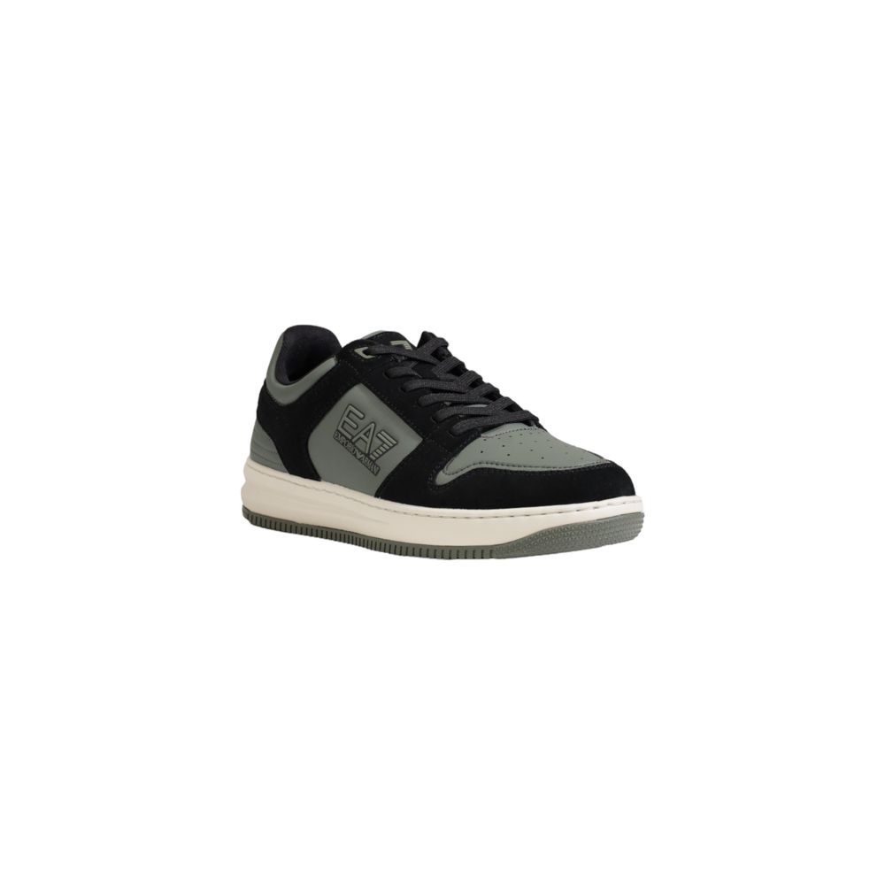 EA7 Emporio Armani Green Polyester Men's Sneaker