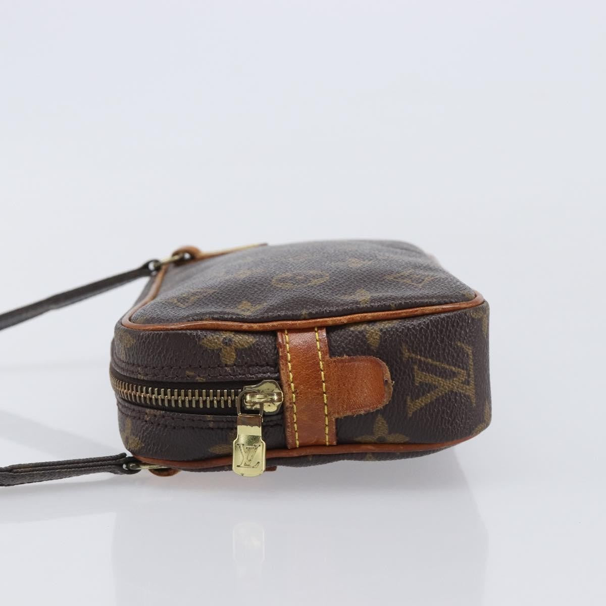 Louis Vuitton Pochette Marly Bandouliere Monogram Canvas Brown Canvas Handbag (Pre-Owned)