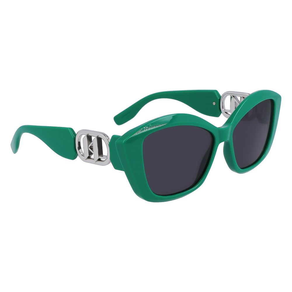 Karl Lagerfeld Green Injected Women's Sunglasses