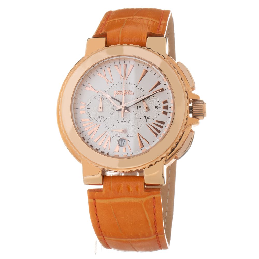 Folli Follie Orange Leather Dress Women's Watch