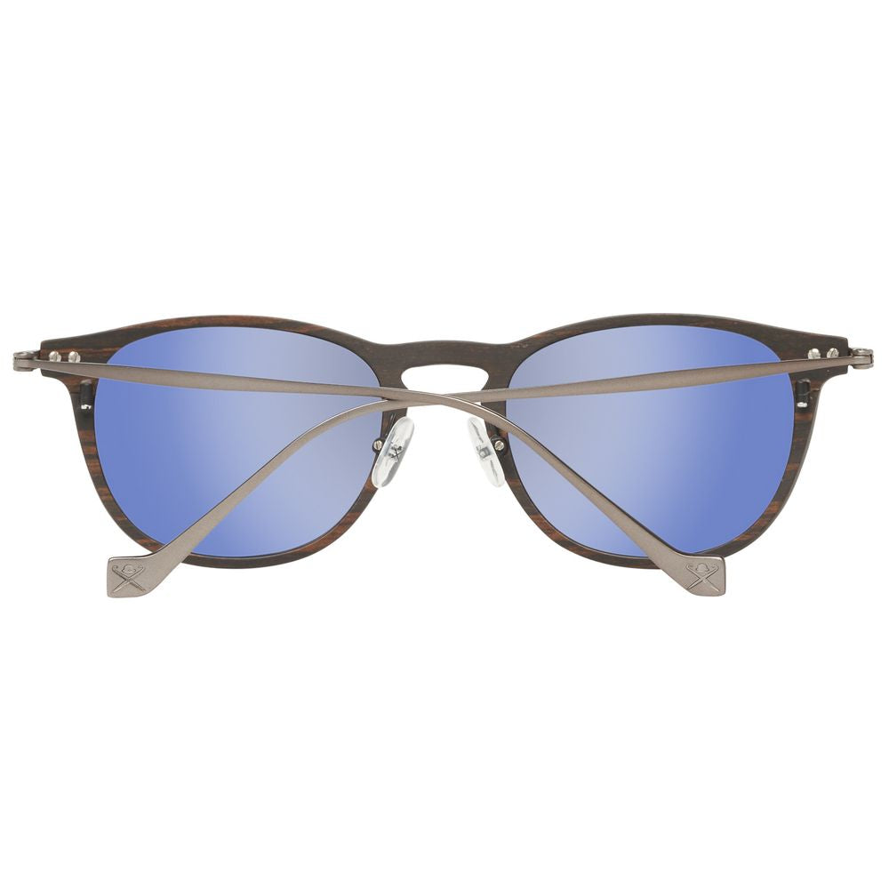 Hackett Brown Metal Metal Metal Men's Sunglasses