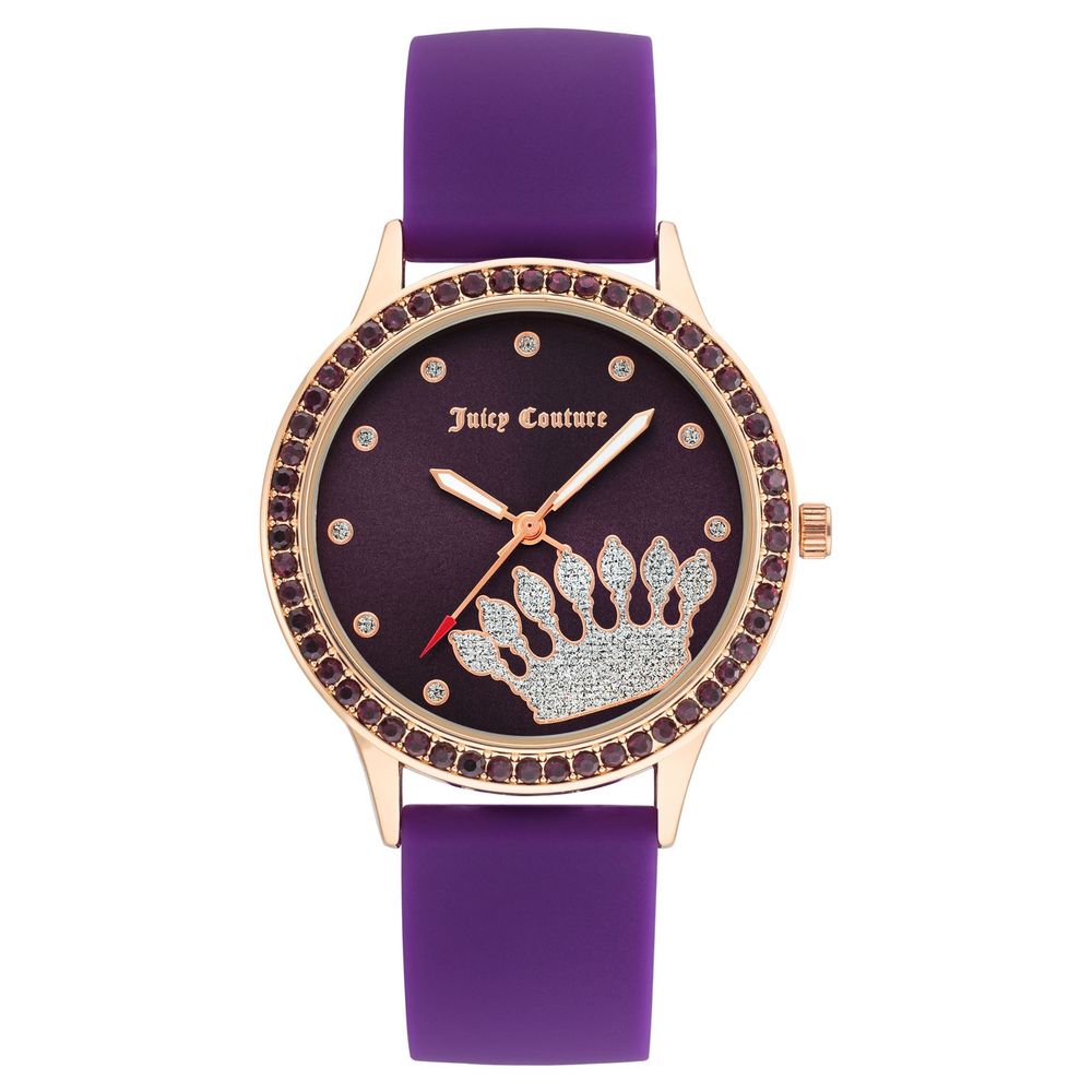 Juicy Couture Purple Silicone Women's Watch