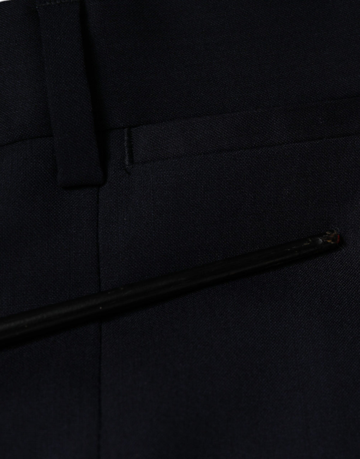 Dolce & Gabbana Blue Wool Skinny Formal Dress Men's Pants