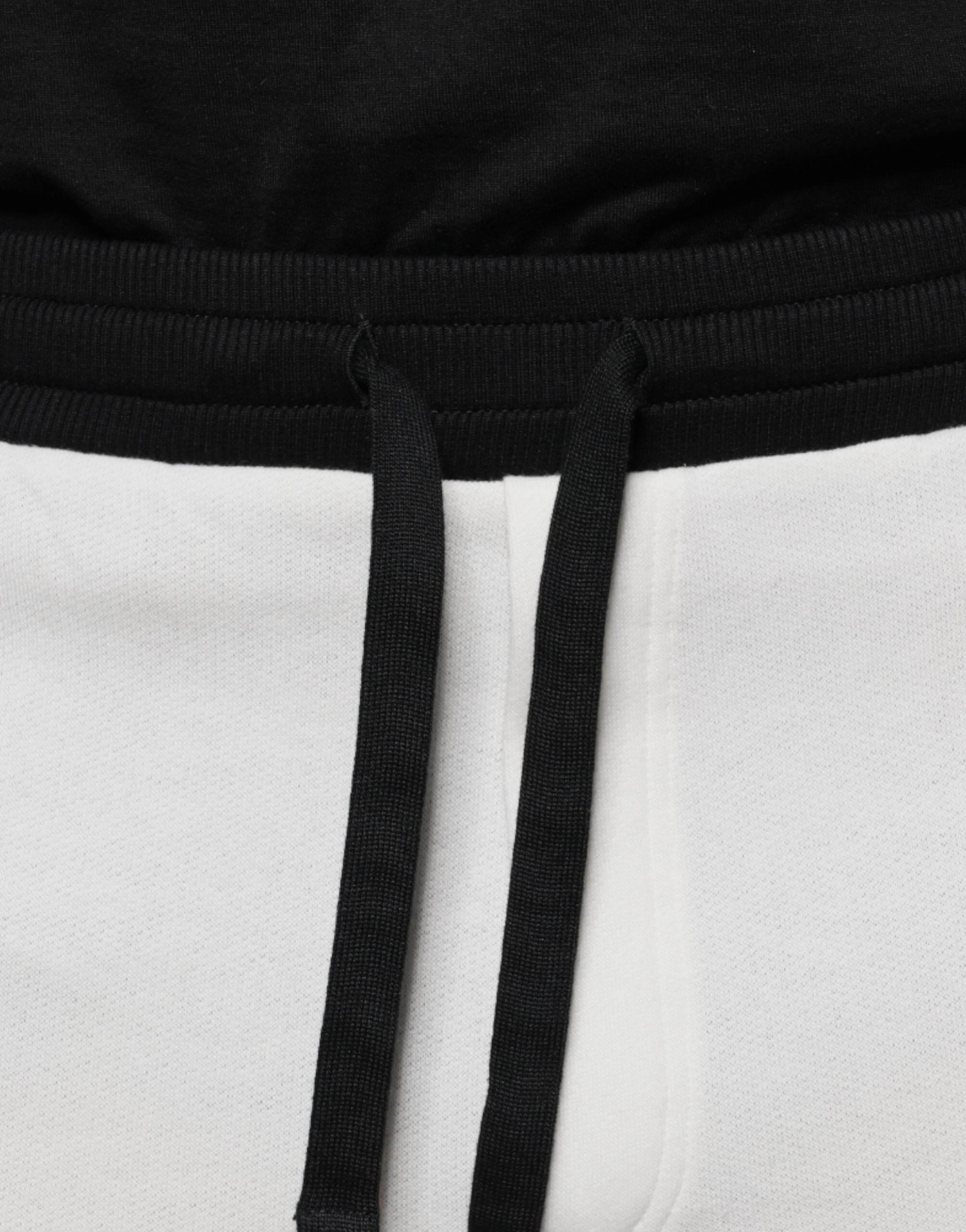 Dolce & Gabbana White Cotton Slim Men Jogger SweatMen's Men's Pants