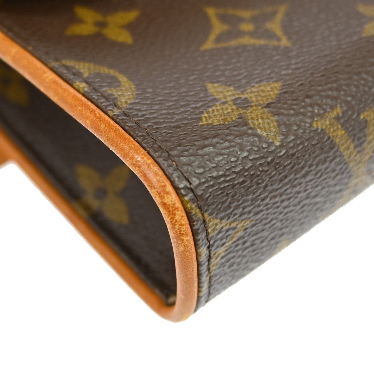 Louis Vuitton Florentine Monogram Brown Canvas Clutche & Pouche Bag (Pre-Owned)