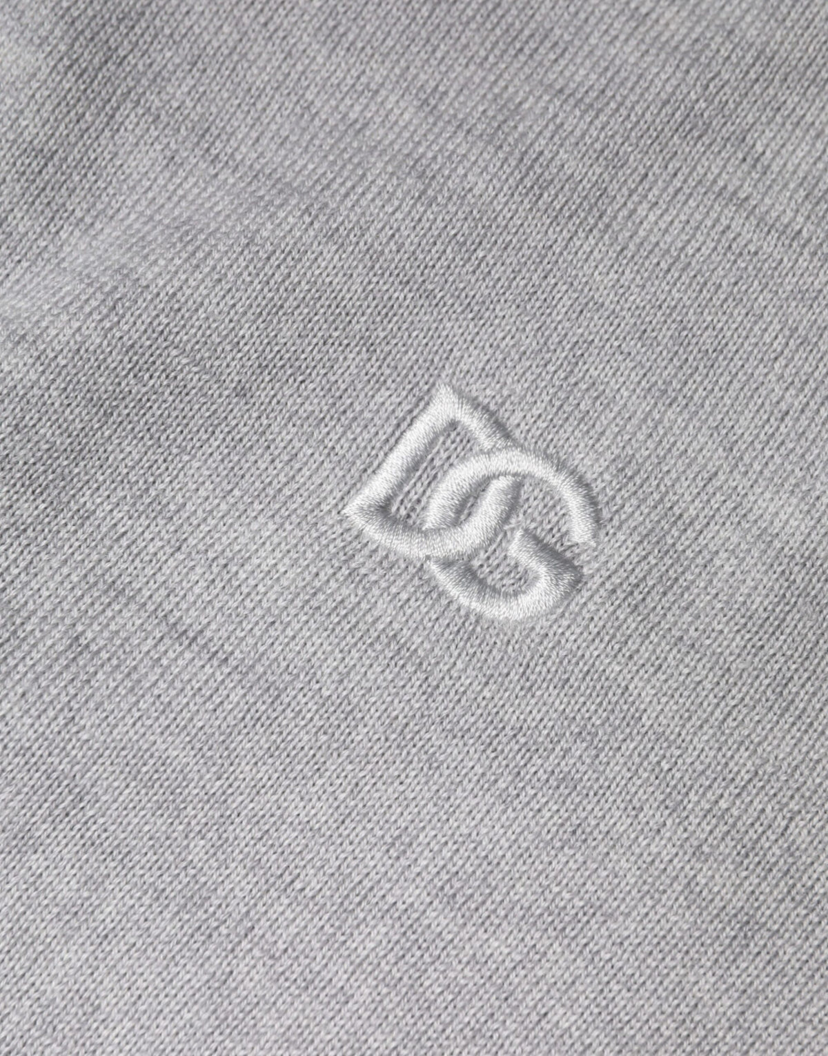 Dolce & Gabbana Light Gray Wool Crew Neck Pullover Men's Sweater (Pre-Owned)