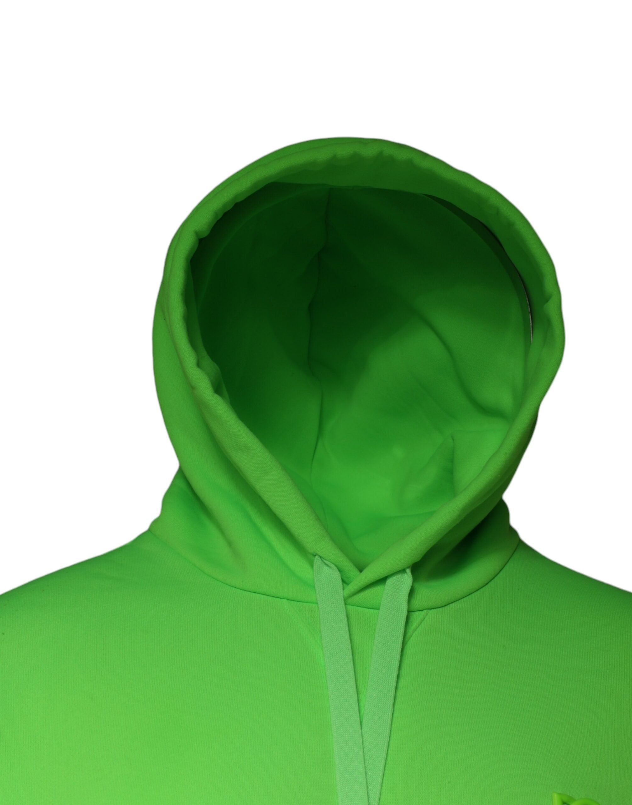 Dolce & Gabbana Green Logo Hooded Pullover Sweatshirt Men's Sweater (Pre-Owned)