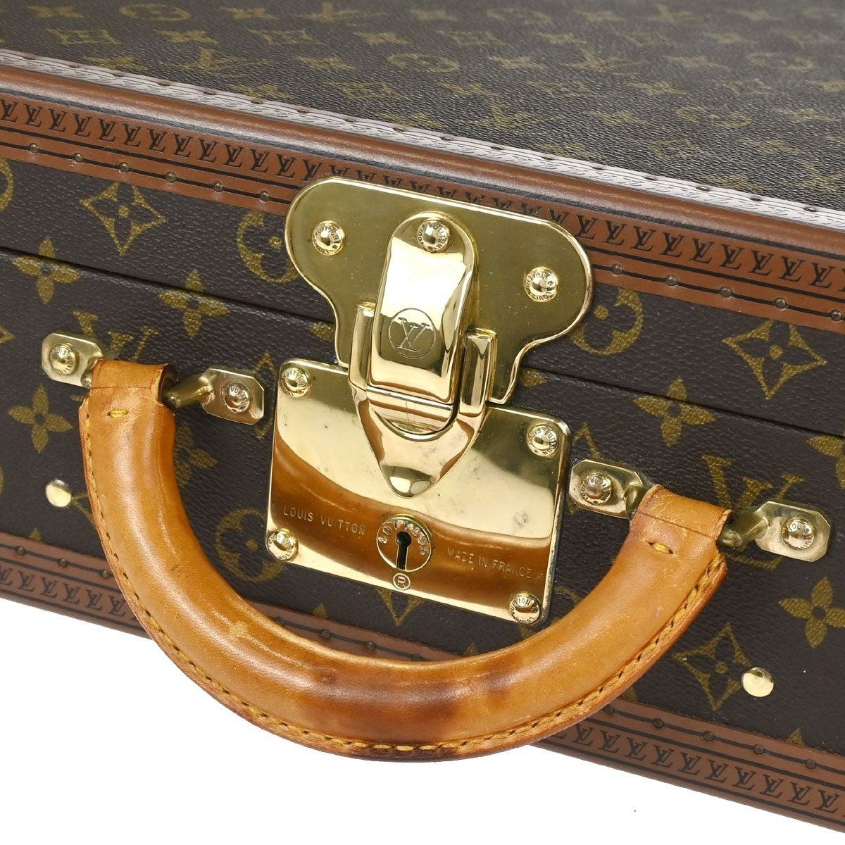Louis Vuitton Cotteville Trunk Monogram Canvas Brown Canvas Travel Bag Bag (Pre-Owned)