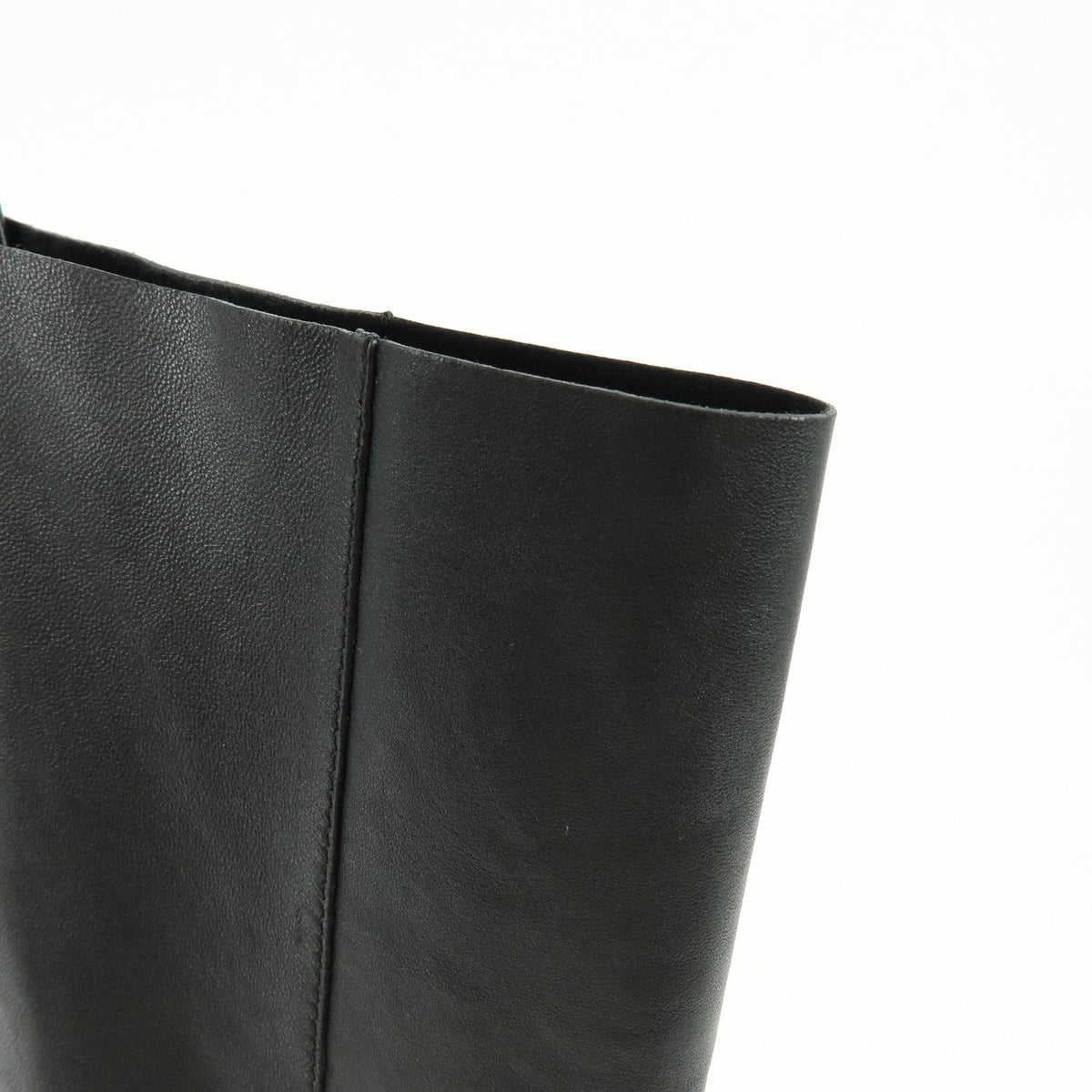 Celine Vertical Cabas Leather Black Leather Tote Bag Bag (Pre-Owned)