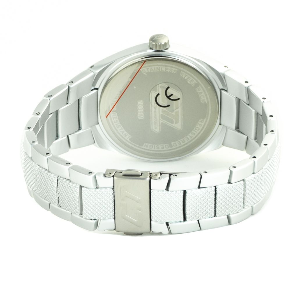 Chronotech Silver Polycarbonate Men's Watch