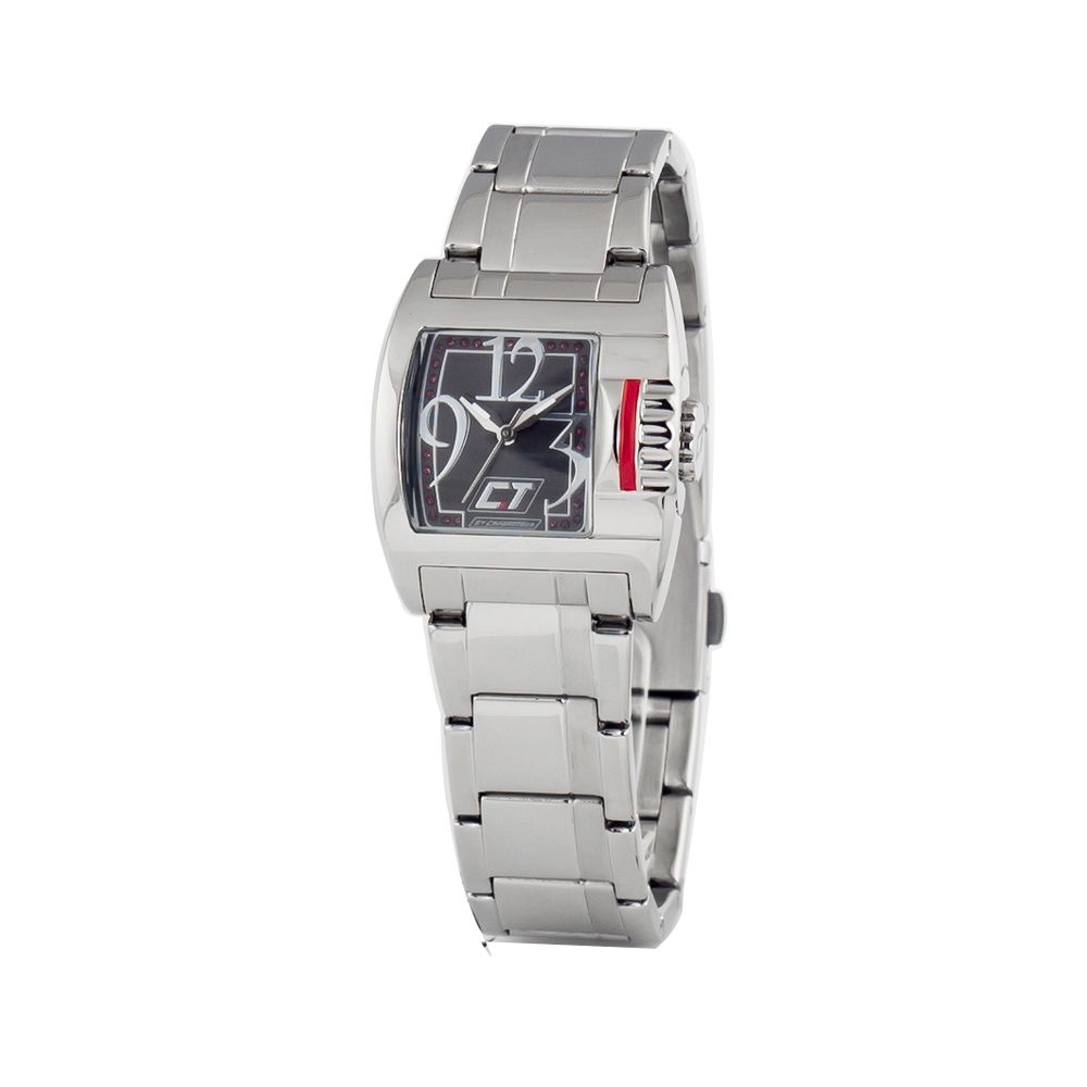 Chronotech Silver Steel Women's Watch