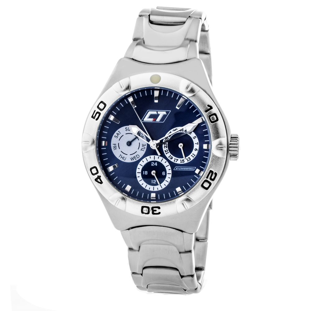 Chronotech Silver Steel  Watch