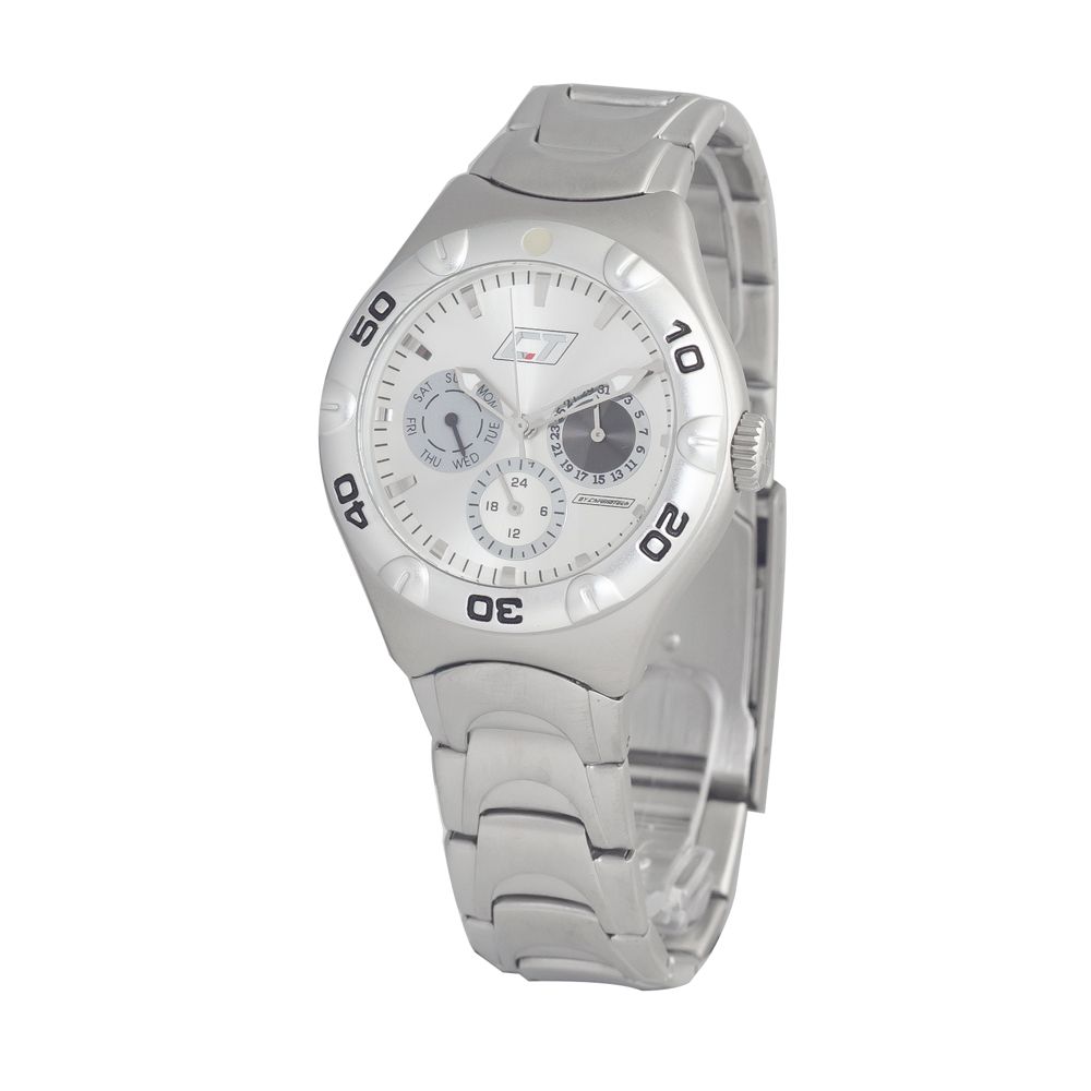 Chronotech Silver Steel  Watch
