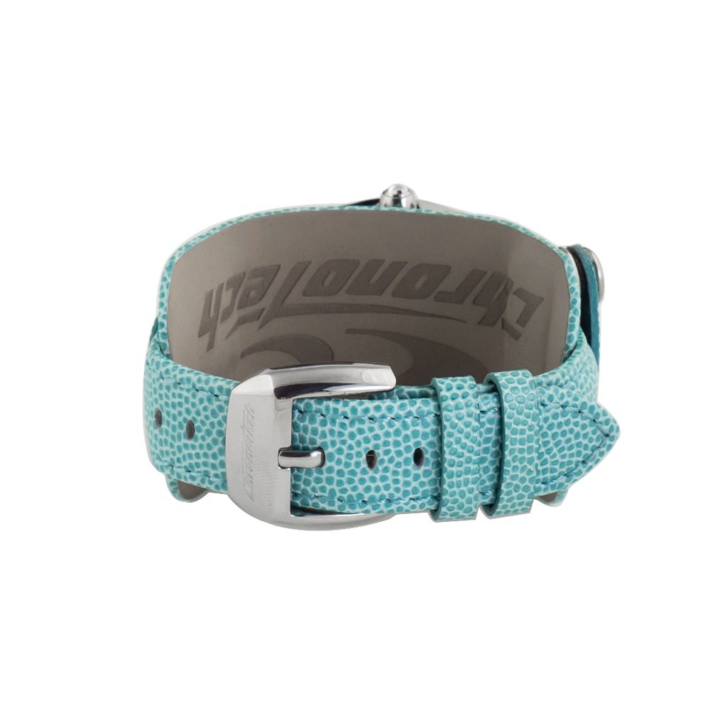 Chronotech Blue Leather Women's Watch