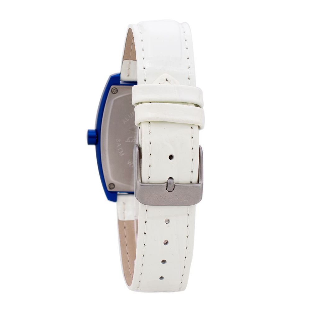 Chronotech White Leather Men's Watch