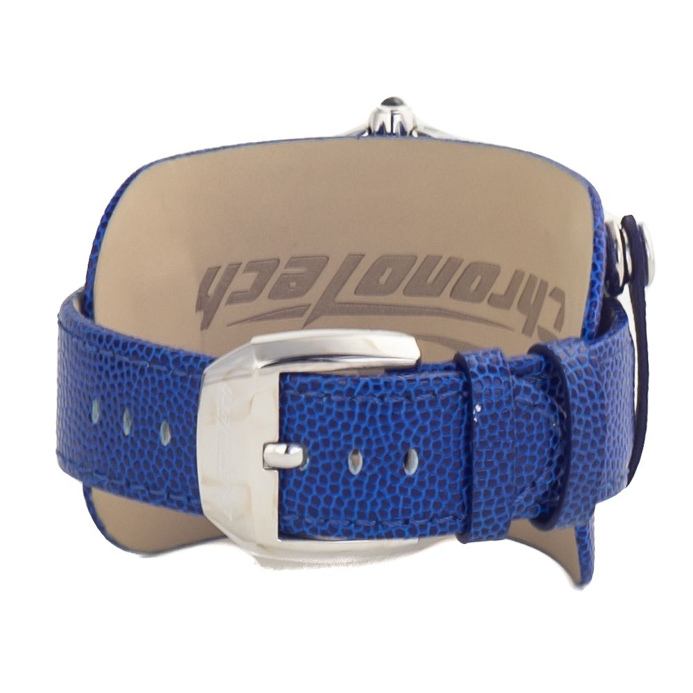 Chronotech Blue Leather Men's Watch