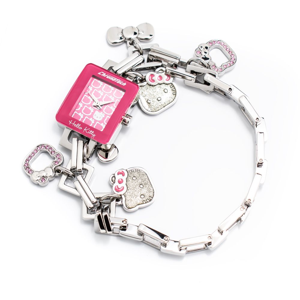Chronotech Silver Steel Women's Watch
