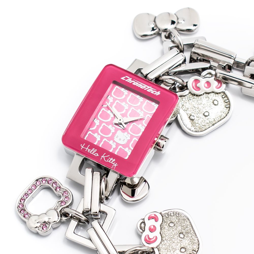 Chronotech Silver Steel Women's Watch