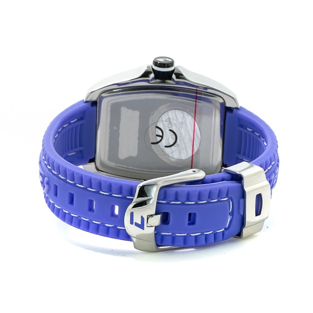 Chronotech Blue Rubber Women's Watch