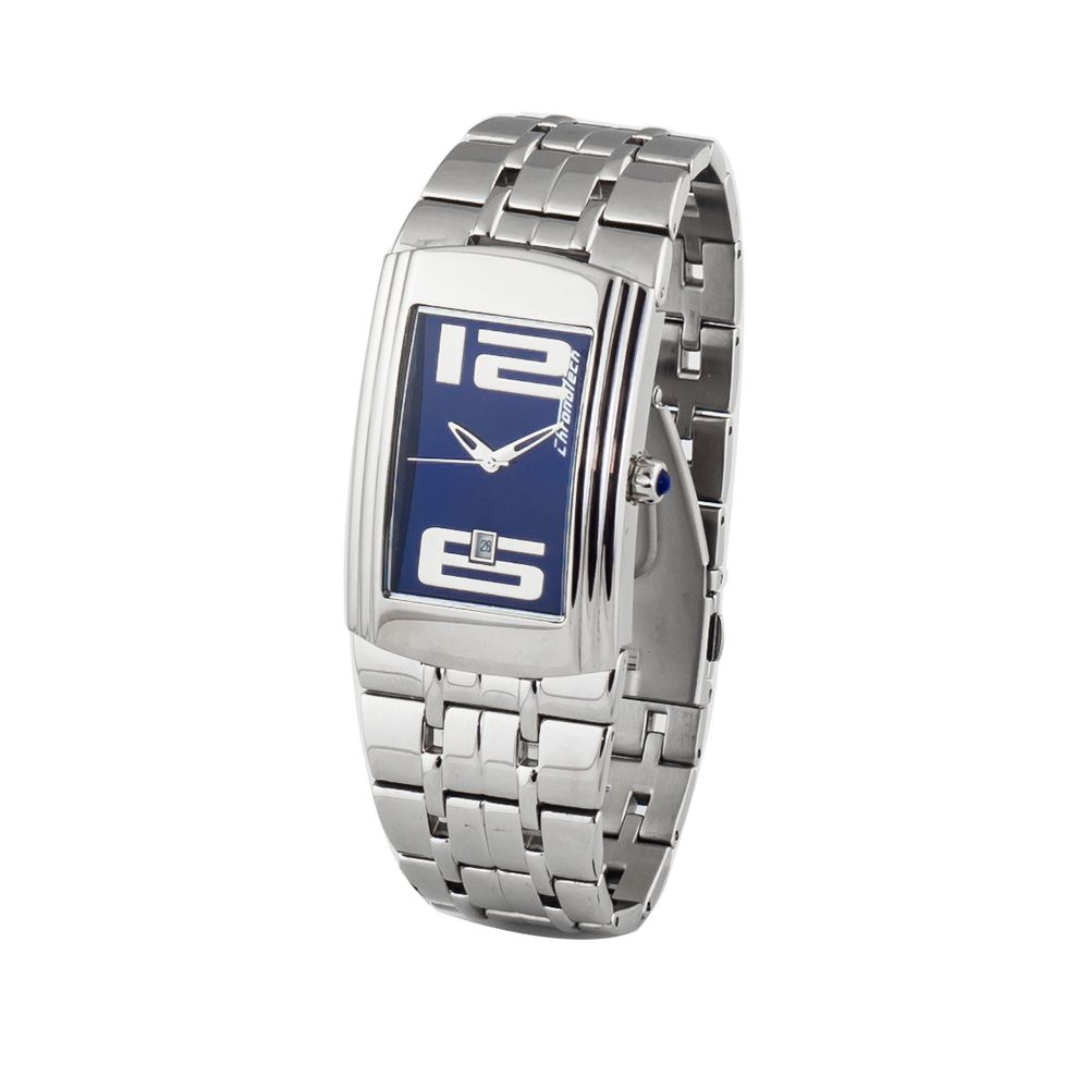 Chronotech Silver Stainless Steel Men's Watch