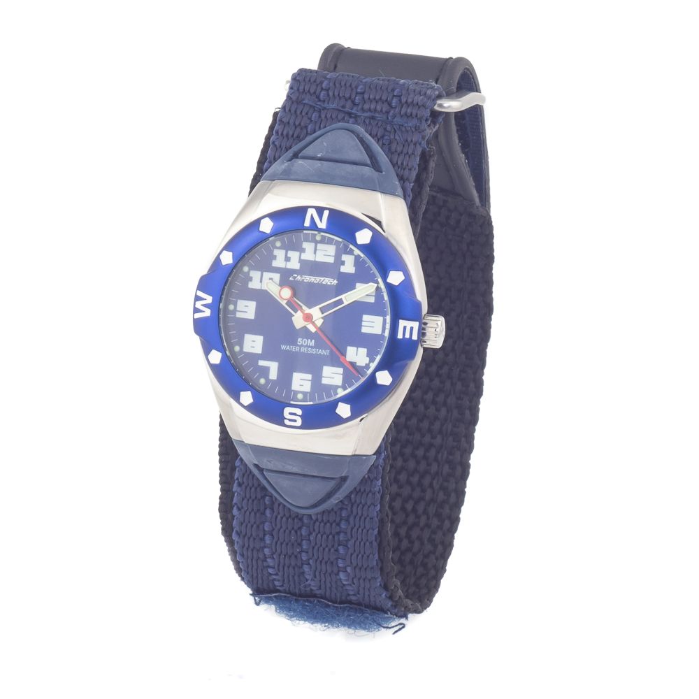 Chronotech Blue Textile Women's Watch