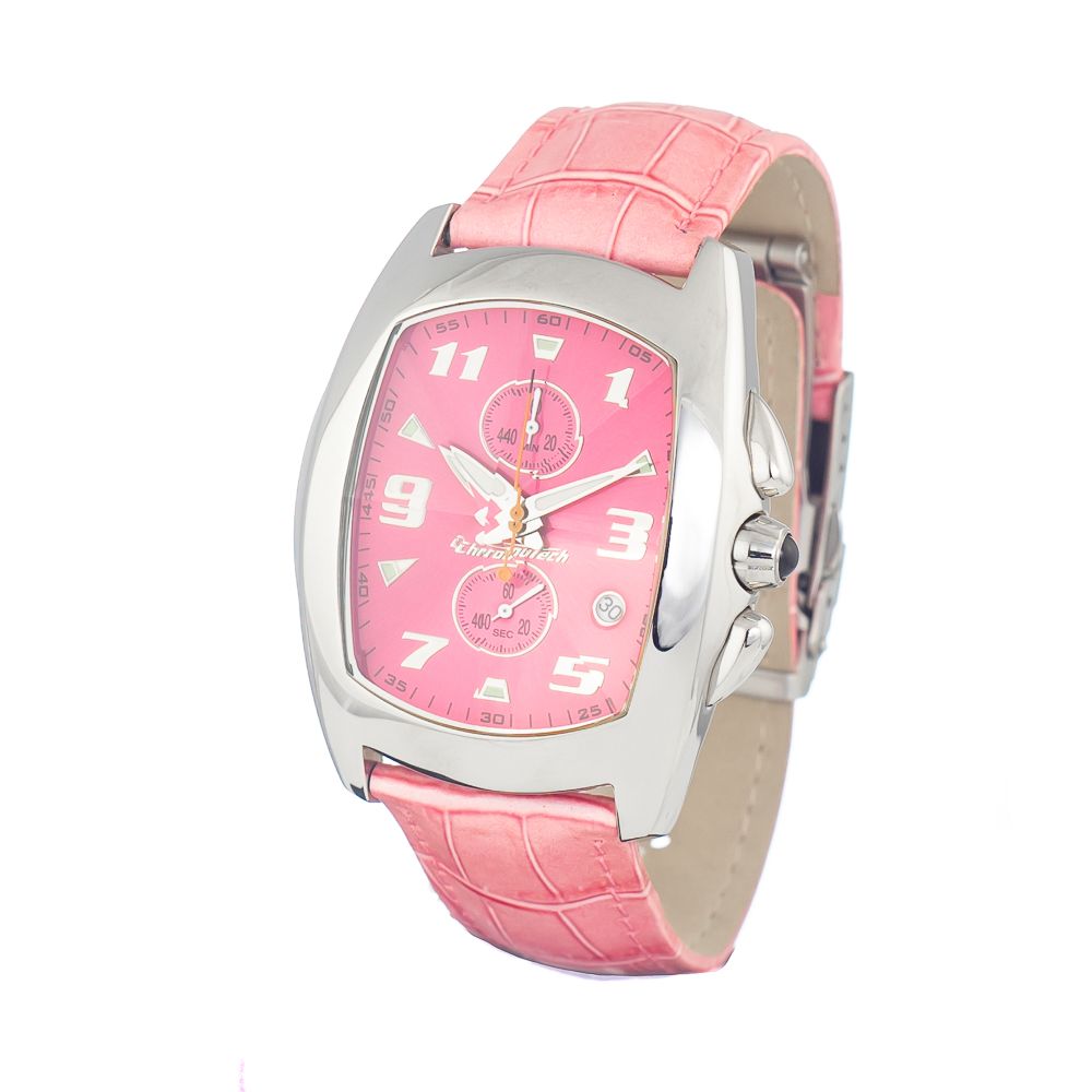 Chronotech Silver Steel  Watch