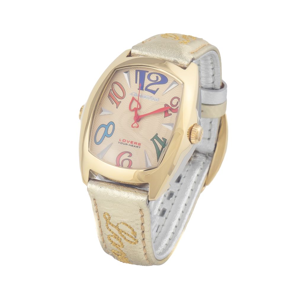 Chronotech Silver Leather  Watch