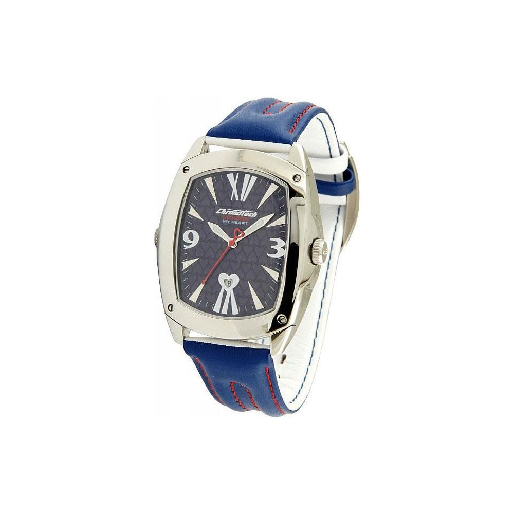 Chronotech Blue Leather  Watch
