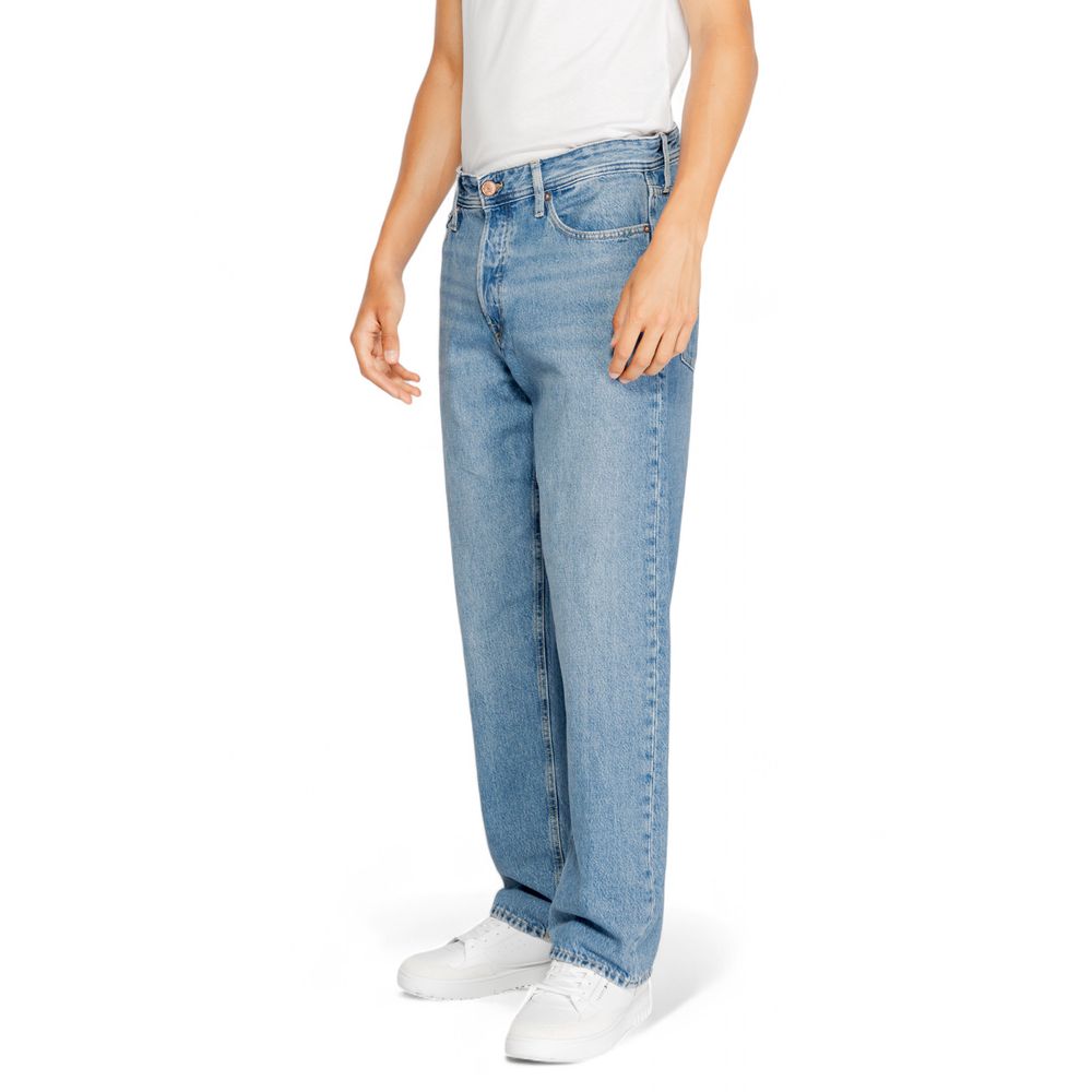 Jack Jones Blue Cotton Jeans & Men's Pant