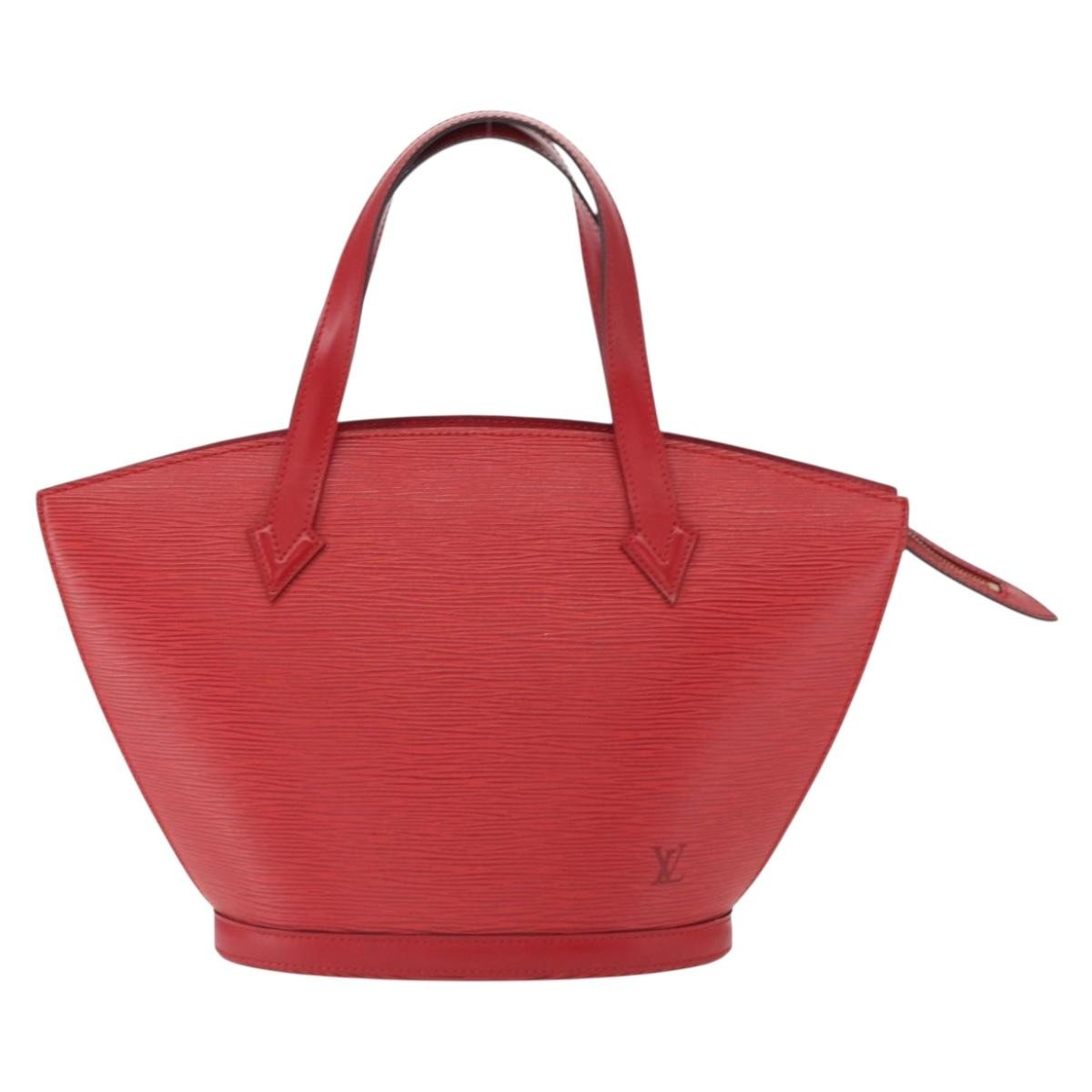 Louis Vuitton Saint Jacques Epi Leather Red Leather Handbag (Pre-Owned)